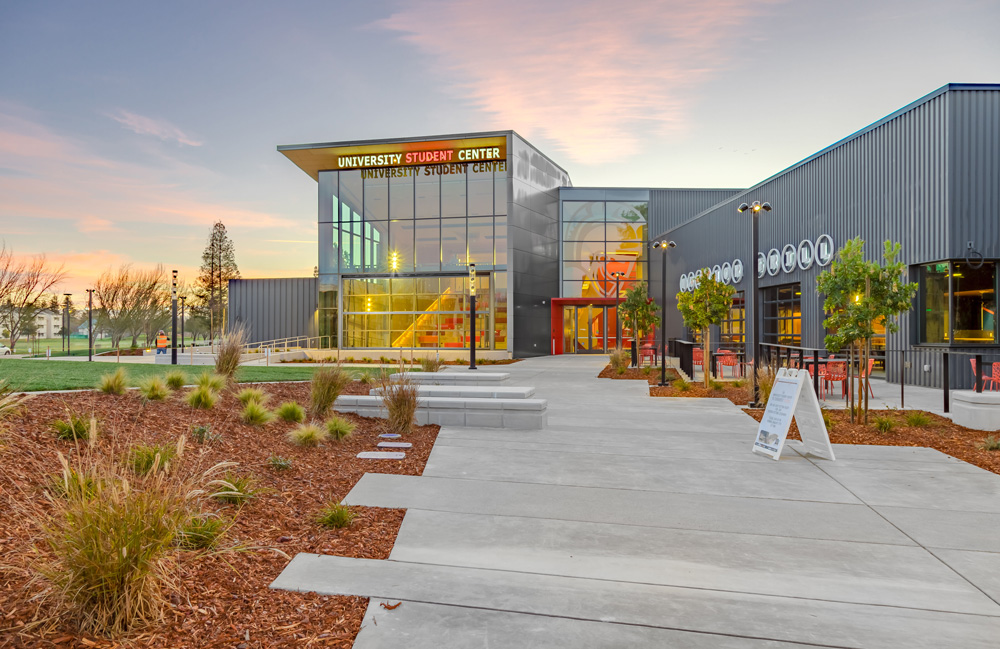 2020Stanislaus State’s University Student Center celebrates its grand opening. The design planning team consists of students and professional staff.