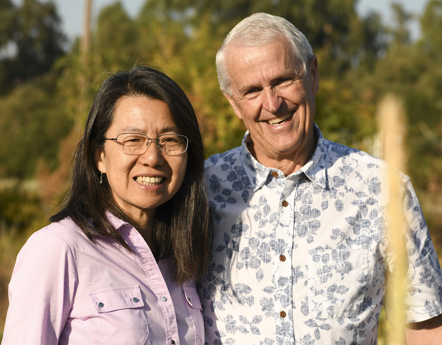 Johnson and his wife, Hui-Chun Su, who helped develop the BEAM process.